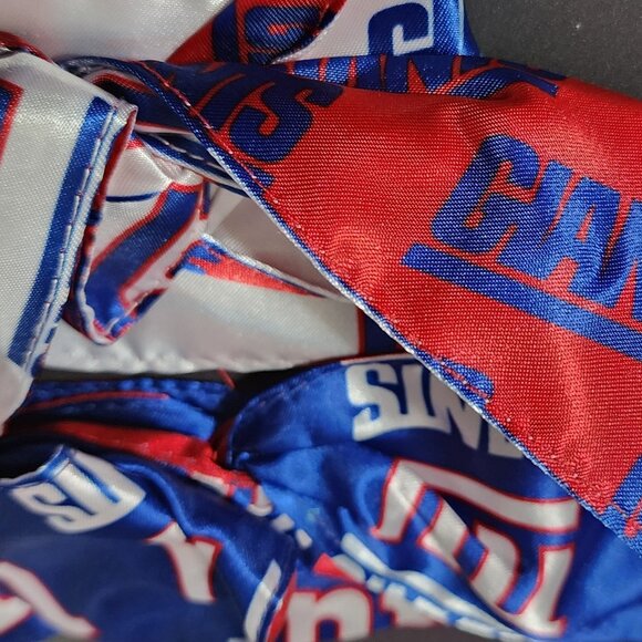 New York Giants 3 Piece Wired Hair Ties - Picture 3 of 6